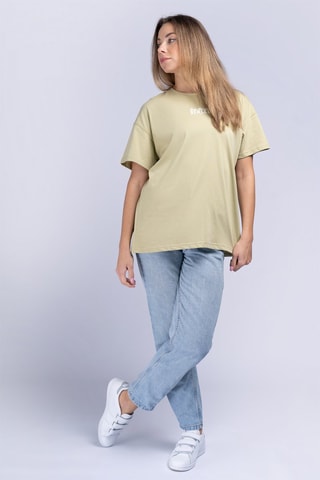 T-shirt Lula Groen en Wit- Benlee