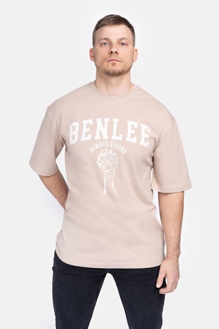 Wijd T-shirt Lieden Beige - Benlee