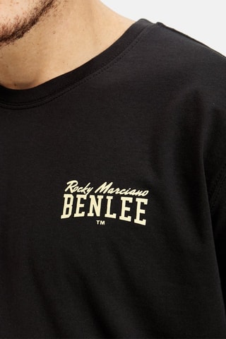 T-shirt Luka Zwart en Geel - Benlee