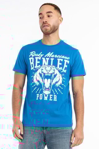 T-shirt Tiger Power - Blauw en Wit - Benlee