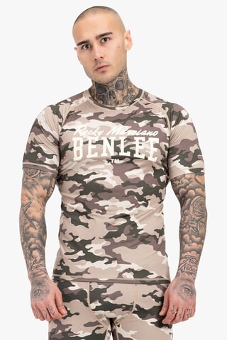 T-shirt Littos - Bruin en Groen - Benlee