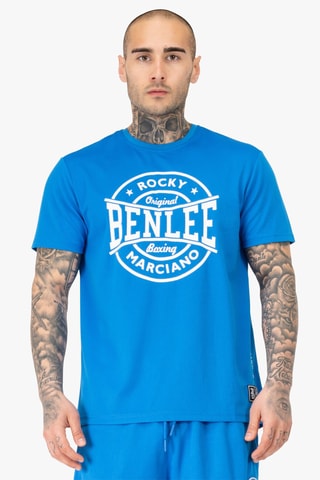 T-shirt Bryson - Blauw en Wit - Benlee