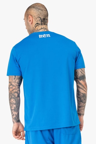T-shirt Bryson - Blauw en Wit - Benlee