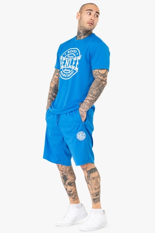 T-shirt Bryson - Blauw en Wit - Benlee