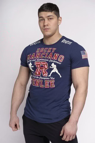 T-shirt Gymnasium Marineblauw - Benlee