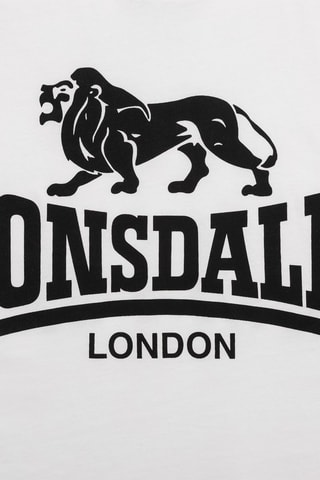 t-shirt Lonsdale - Blanc