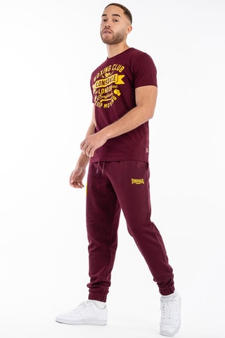 T-shirt Gruting - Bordeauxrood en Geel