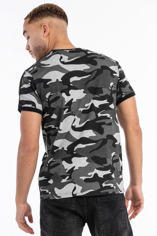 T-shirt Cregneash - Zwart en Grijs