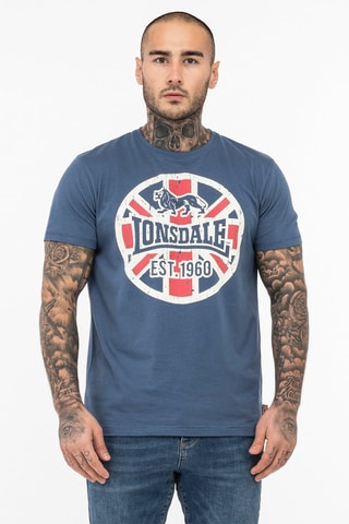 T-shirt Lunklet - Blauw en Wit