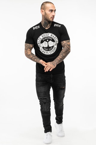 T-shirt Westfall Zwart en Wit - Benlee