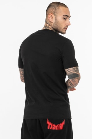 T-shirt regular Splashed - Zwart