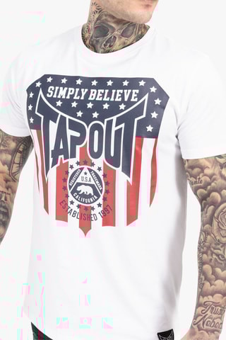 T-shirt regular Tapericano - Wit