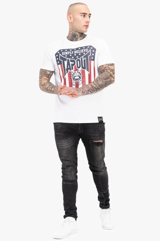 T-shirt regular Tapericano - Wit