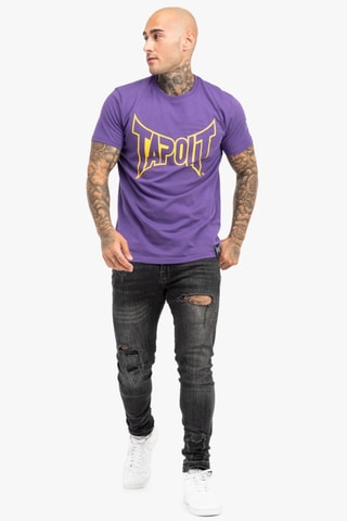 T-shirt Regular Lifestyle Basic Tee - Paars