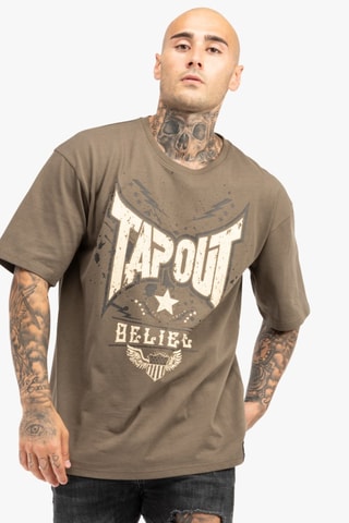 Oversized T-shirt Doylen - Bruin