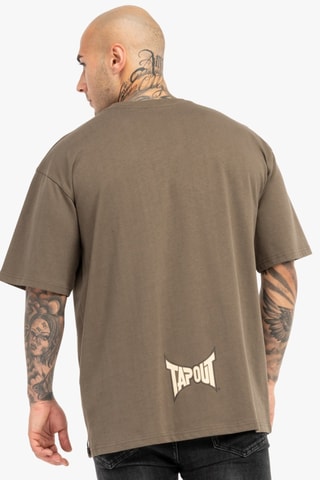 Oversized T-shirt Doylen - Bruin
