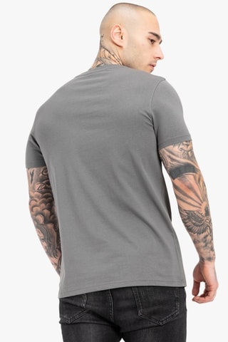 T-shirt regular Skull Tee - Grijs