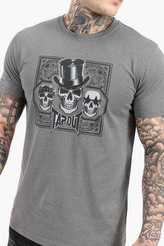 T-shirt regular Skull Tee - Grijs