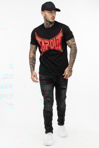 T-shirt Regular Logo Tee - Zwart