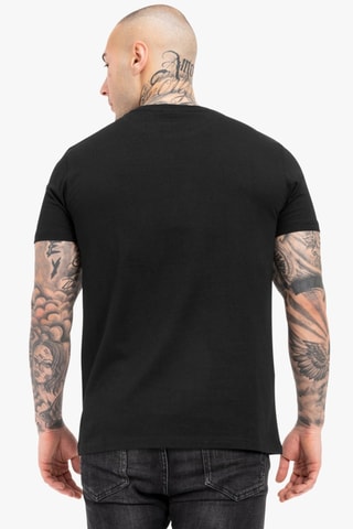 T-shirt regular Hamlines - Zwart