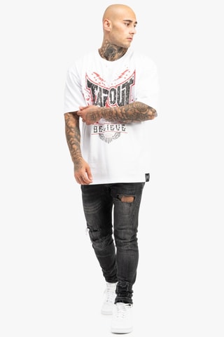 Oversized T-shirt Doylen - Wit