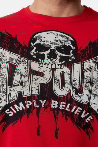 T-shirt Creston Rood en Zwart - Tapout