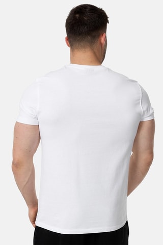 T-shirt Lifestyle Basic Tee Wit en Zwart - Tapout