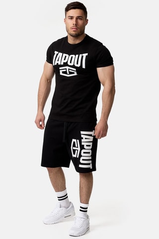T-shirt Active Basic Tee Zwart en Wit - Tapout