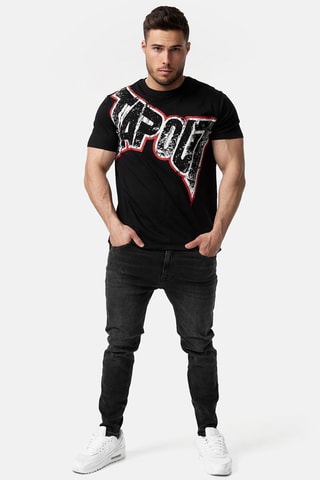 T-shirt Bernardino Zwart - Tapout