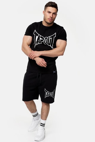 T-shirt Lifestyle Basic Tee Zwart en Wit - Tapout