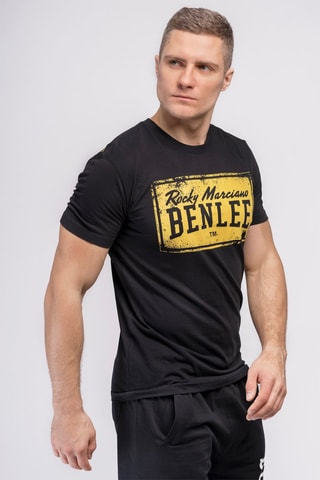 T-shirt Boxlabel Zwart - Benlee