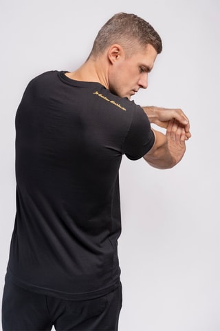 T-shirt Boxlabel Zwart - Benlee