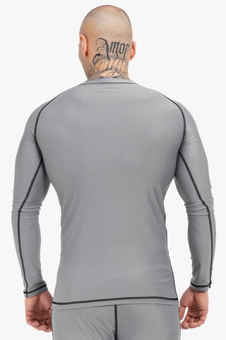 T-shirt Mossburn - Grijs en Zwart - Benlee