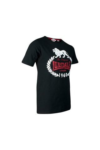 T-shirt Zwart en Ecru