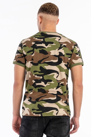 T-shirt Gunnista - Kaki en Zwart