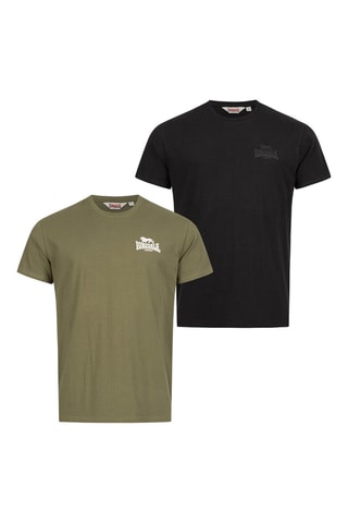 2 T-shirts Blairmore Kaki en Zwart