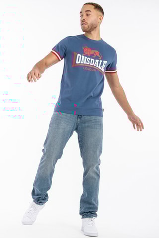 T-shirt Kergord - Blauw en Rood