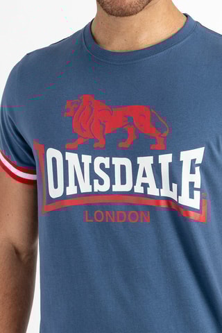 T-shirt Kergord - Blauw en Rood