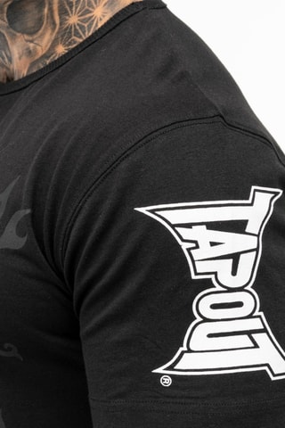T-shirt Regular Ace of spades - Zwart