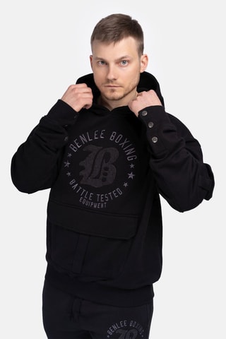 Wijde Sweater met Capuchon Mitchell - Zwart - Benlee