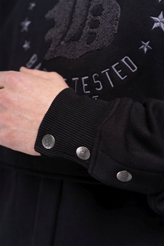 Wijde Sweater met Capuchon Mitchell - Zwart - Benlee