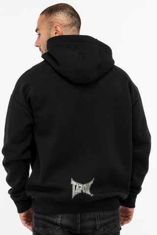 Oversized Sweater met Capuchon Cf Hood - Zwart