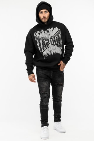 Oversized Sweater met Capuchon Cf Hood - Zwart