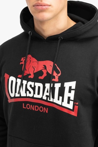 Regular Sweater met Capuchon Gulladuff - Zwart