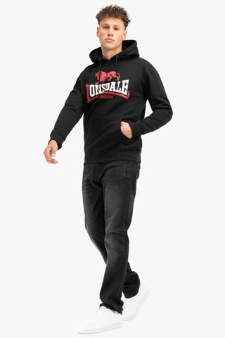 Regular Sweater met Capuchon Gulladuff - Zwart
