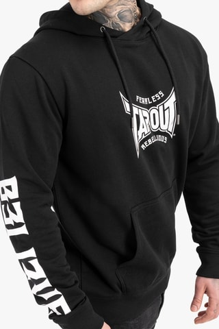 Regular Sweater met Capuchon B3li3ve Hoodie - Zwart