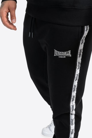 Sweater met Capuchon en Broek Lonsdale -  Zwart en Wit Lonsdale -  Lonsdale