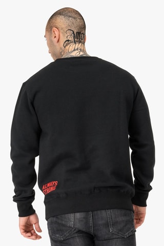 Sweater Rinston - Zwart en Rood - Benlee
