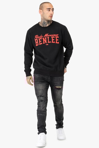 Sweater Rinston - Zwart en Rood - Benlee