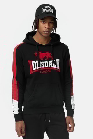 Sweater met Capuchon Zwart en Rood